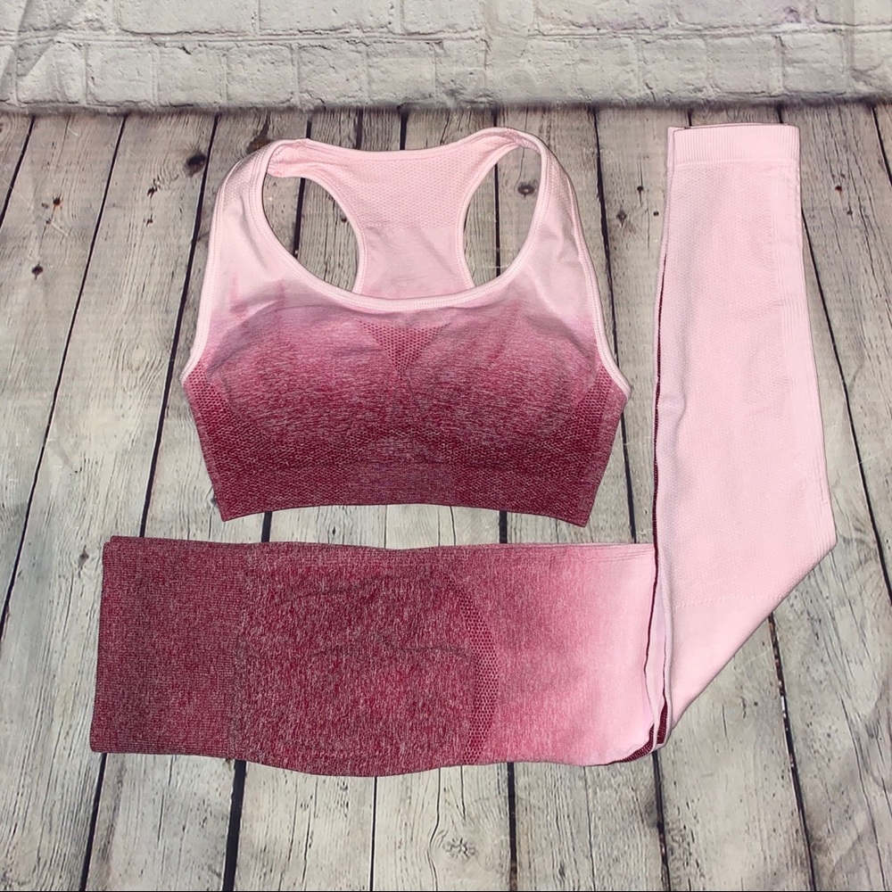 Carrie Red Ombré High Waisted Set - Picture 2 of 7